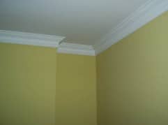 Coving in living room